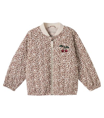 Konges Slojd Konges Sløjd Juno leopard-print sequined bomber jacket