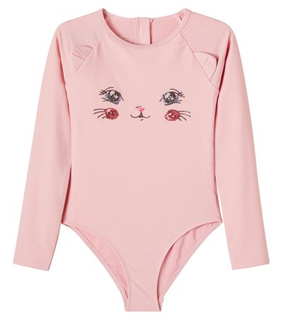 Konges Slojd Konges Sløjd Kitty sequined rashguard swimsuit