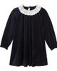 Konges Slojd Konges Sløjd Lace-trimmed velvet dress - 1