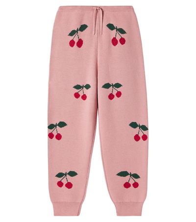 Konges Slojd Konges Sløjd Lapis jacquard cotton-blend pants