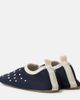 Konges Slojd Konges Sløjd Misty crystal-embellished water shoes - 3