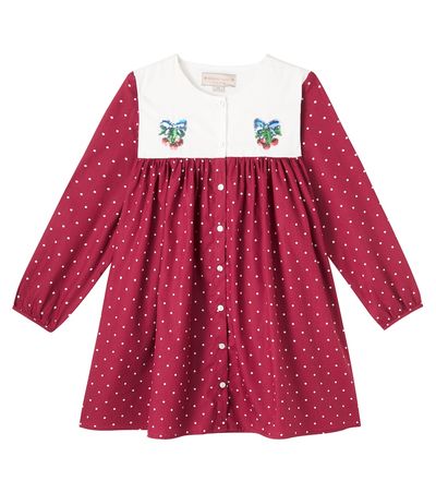 Konges Slojd Konges Sløjd Muna polka-dot sequined cotton dress