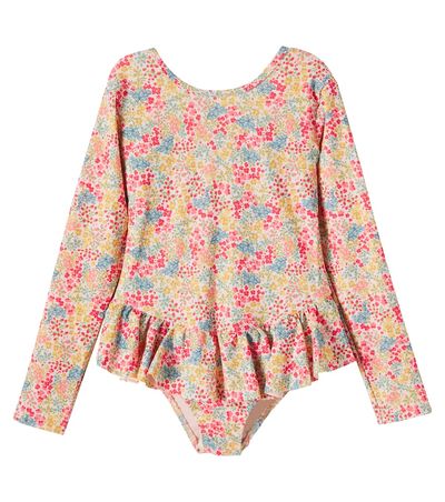 Konges Slojd Konges Sløjd Municci floral ruffled rashguard swimsuit