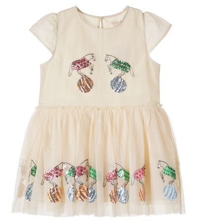 Konges Slojd Konges Sløjd Odette sequined tulle-trimmed dress