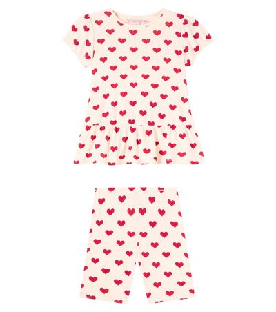 Konges Slojd Konges Sløjd Printed cotton T-shirt and leggings set