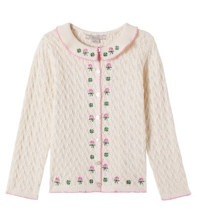 Konges Slojd Konges Sløjd Rosier cotton, wool, and cashmere cardigan