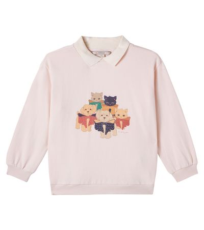 Konges Slojd Konges Sløjd Spotty printed cotton jersey polo shirt