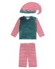 Konges Slojd Konges Sløjd Striped velvet top, pants, and hat set - 1