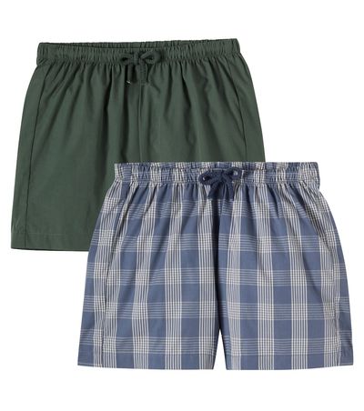 Konges Slojd Konges Sløjd Verne set of 2 checked cotton shorts