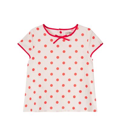 Konges Slojd Konges Sløjd Vivo polka-dot cotton top