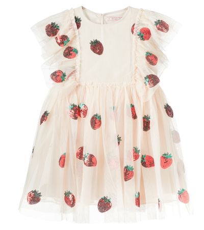 Konges Slojd Konges Sløjd Yvonne sequined ruffled tulle dress