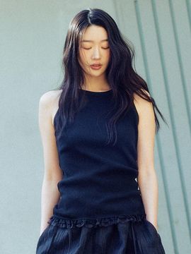 KOOKEESEE Lace Holter Sleeveless (Black)