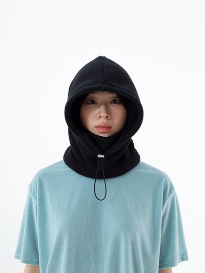 KOOKEESEE PolarFleece Double-Sided Adjustable Balaclava [Black]