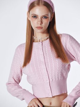 koolkitten Everyday Twisted Cardigan (PINK)