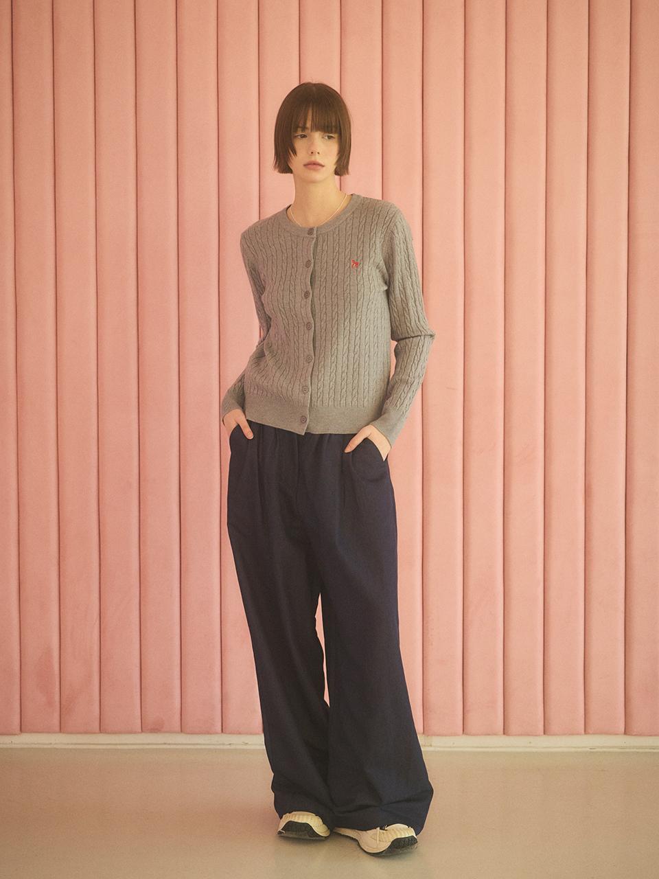 koolkitten Pleated Wide-Leg High-Waisted Trouser