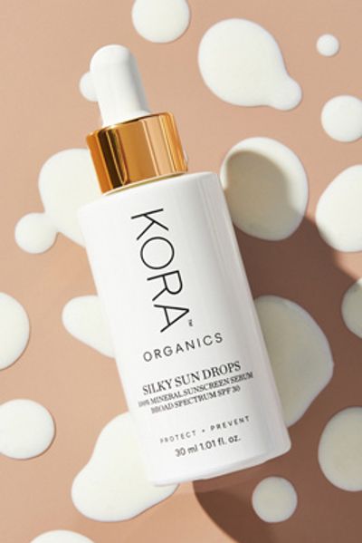 KORA Organics Silken Sun Drops 100% Mineral Sunscreen Serum SPF 30mL