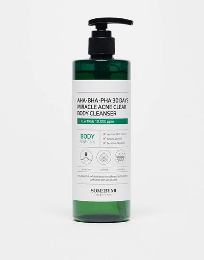Korean Skincare Some By Mi AHA BHA PHA 30 Day Miracle Acne Clear Body Cleanser 400g-No color