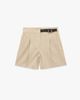Koton Koton Pleated Linen Bermuda Shorts with Half Belted - 4
