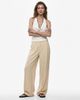 Koton Koton Relaxed Fit Wide Leg Trousers with Elastic Waist - 1