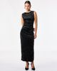 Koton Koton Velvet Midi Dress - 1