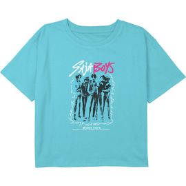 KPop Demon Hunters Girls KPop Demon Hunters Saja Boys Idols Portrait Cropped T-Shirt