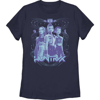 KPop Demon Hunters KPop Demon Hunters Women's Huntrix Honmoon Short Sleeve Graphic T-Shirt