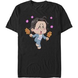 KPop Demon Hunters Mens KPop Demon Hunters Bobby Corn Dog T Shirt