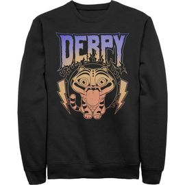 KPop Demon Hunters Mens KPop Demon Hunters Mythic Lightning Derpy Sweatshirt