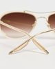 Krewe Krewe Dallas Sunglasses 12k Titanium/Champagne One - 5