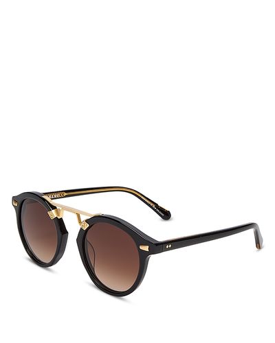 Krewe Krewe Stl Ii Round Sunglasses, 48mm