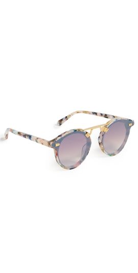 Krewe Krewe STL Nylon Sunglasses Gelato 24k Mirrored One