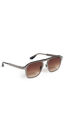 Krewe Krewe Zander Sunglasses Gunmetal Chroma/Black Tea One