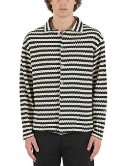 Krost Krost Chevron Jacquard Cardigan Sweater