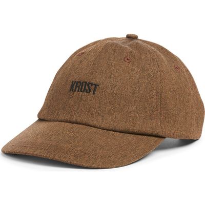 KROST KROST Logo Embroidered Adjustable 6-Panel Ball Cap