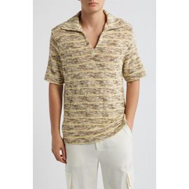 KROST KROST Marled Knit Cotton Blend Polo