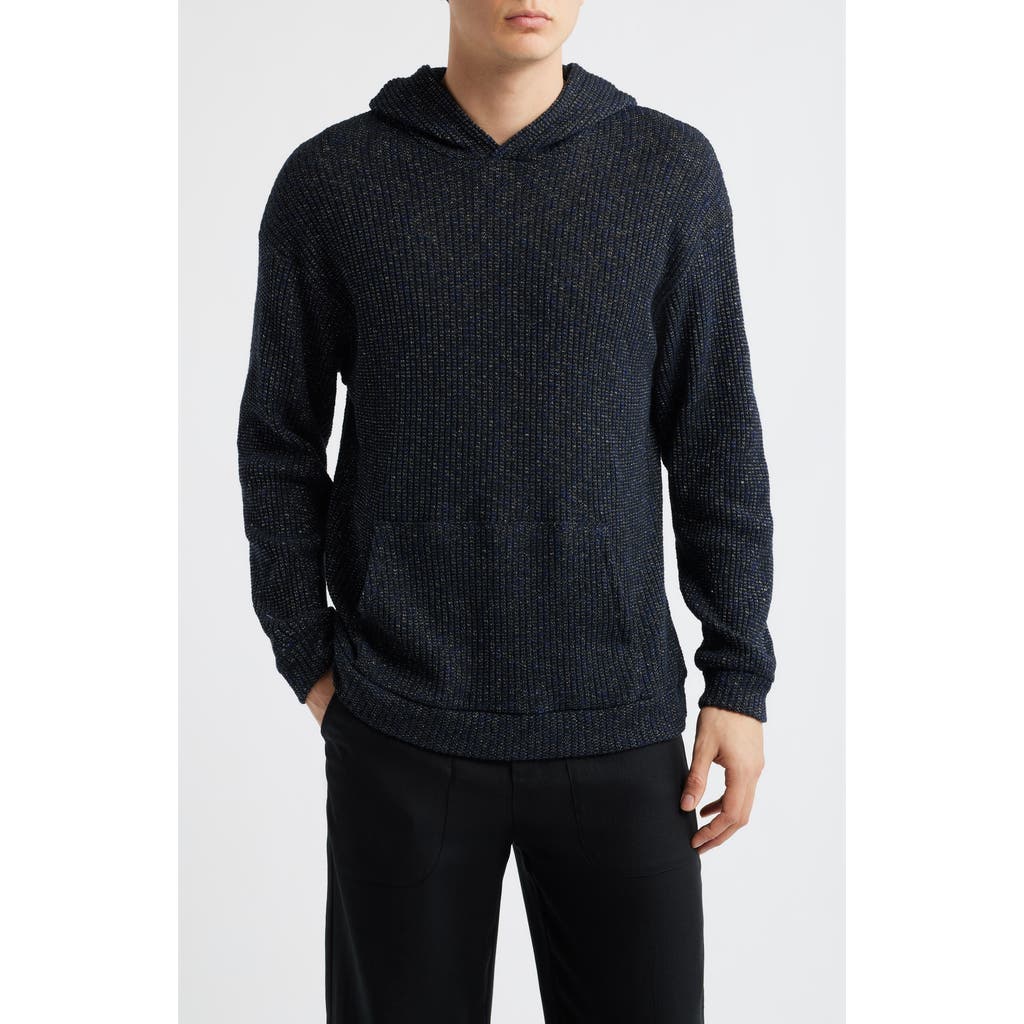 KROST KROST Metallic Speckle Knit Cotton Blend Hoodie