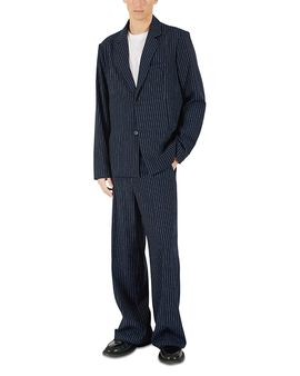 Krost Krost Regular Fit Two Button Pinstripe Blazer