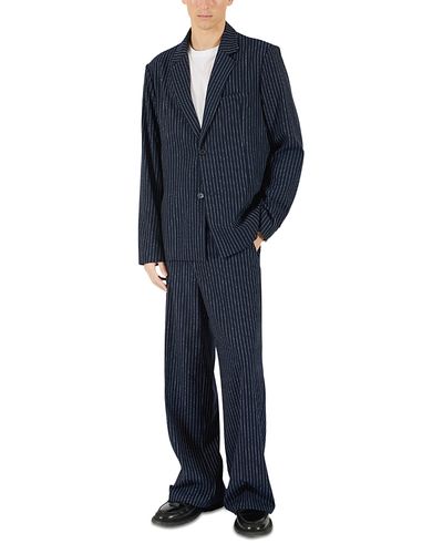 Krost Krost Regular Fit Two Button Pinstripe Blazer