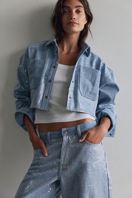 Ksubi Ksubi Balter Sequin Button Down Shirt