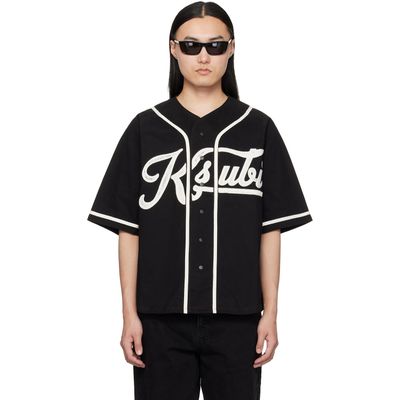 Ksubi Ksubi Black Outfield S/S Jersey Shirt