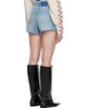 Ksubi Ksubi Blue Rise N Hi Kut Out Surge Denim Shorts - 3