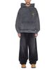 Ksubi Ksubi Charcoal Fade Cotton Shield Logo Hoodie - 2