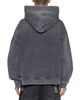 Ksubi Ksubi Charcoal Fade Cotton Shield Logo Hoodie - 3