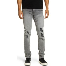 Ksubi Ksubi Chitch Prodigy Trashed Ripped Slim Fit Stretch Denim Jeans