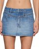 Ksubi Ksubi Cotton Low Rider Mini Skirt - 1