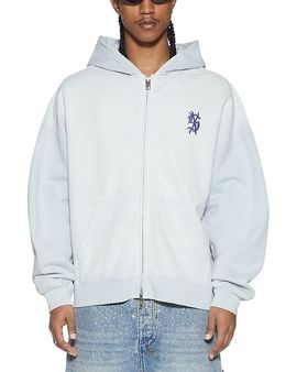Ksubi Ksubi Effect Ekcess Zip Logo Graphic Hoodie