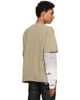 Ksubi Ksubi Khaki Animalistik Layered L/S Ekcess T-shirt - 3