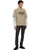 Ksubi Ksubi Khaki Animalistik Layered L/S Ekcess T-shirt - 4