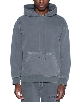 Ksubi Ksubi Luxe Biggie Cotton Charcoal Hoodie