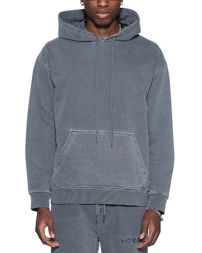 Ksubi Ksubi Luxe Biggie Cotton Charcoal Hoodie